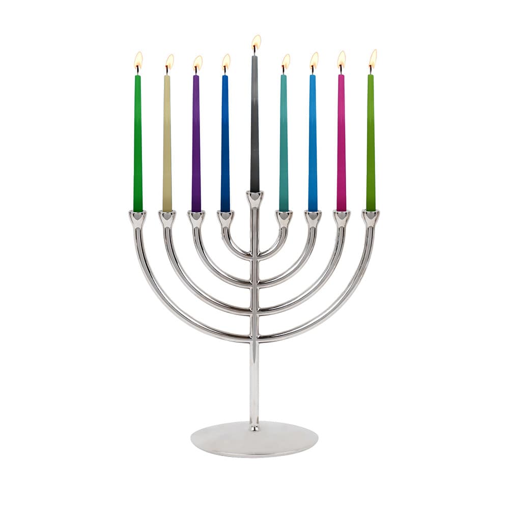 Magnorah with Candles